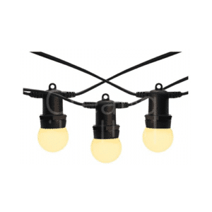 ESL – Guirlande de 50m avec 50 ampoules à led IP44